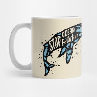 Whale Stop Ocean Pollution Mug